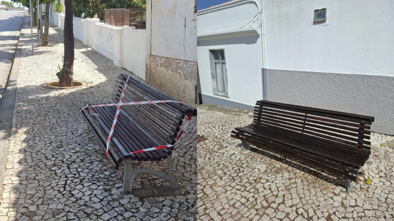 Intervenções no mobiliário urbano